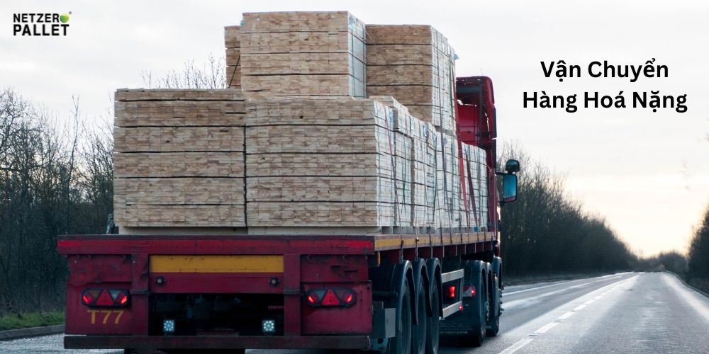Pallet xơ dừa có thể chịu tải trọng năng trong quá trình vận chuyển hàng hoá